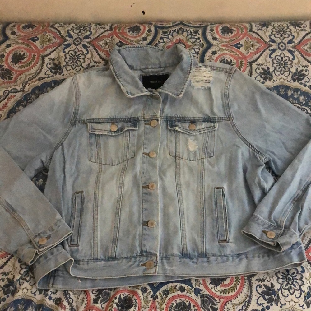 Plus Size Jean Jacket